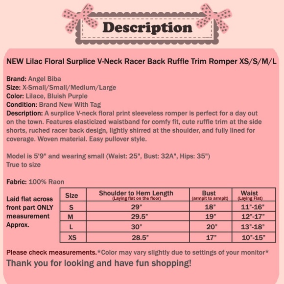 Lilac Floral Surplice V Neck Ruffle Pretty Romper - Picture 8 of 8